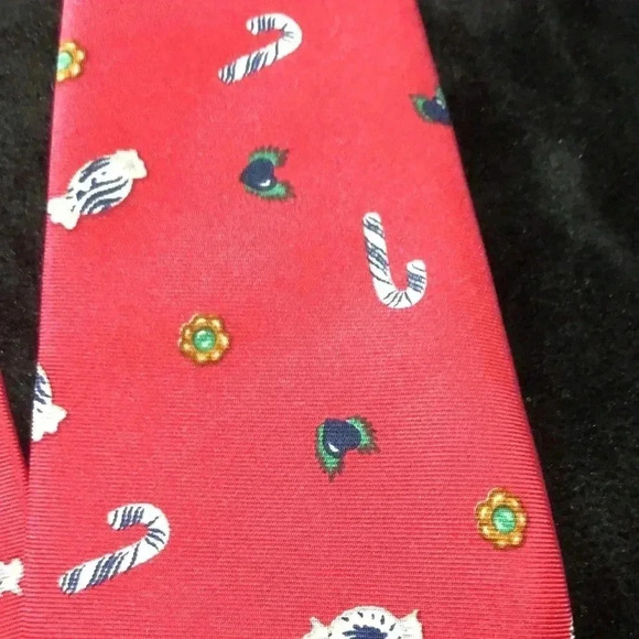 Joe Boxer Silk Tie,Joes Gingerbread Christmas - Picture 3 of 6